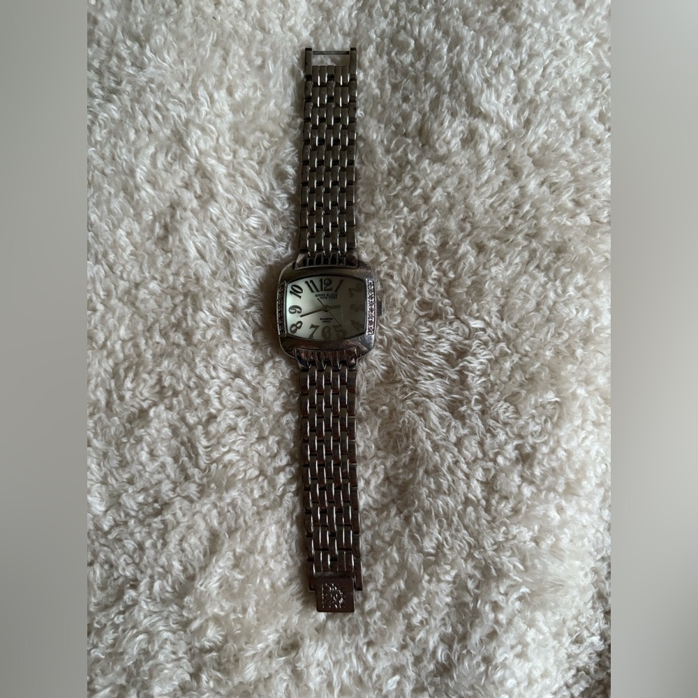 💎 Anne Klein Diamond Accent Watch  Bracelet | Swiss Quartz